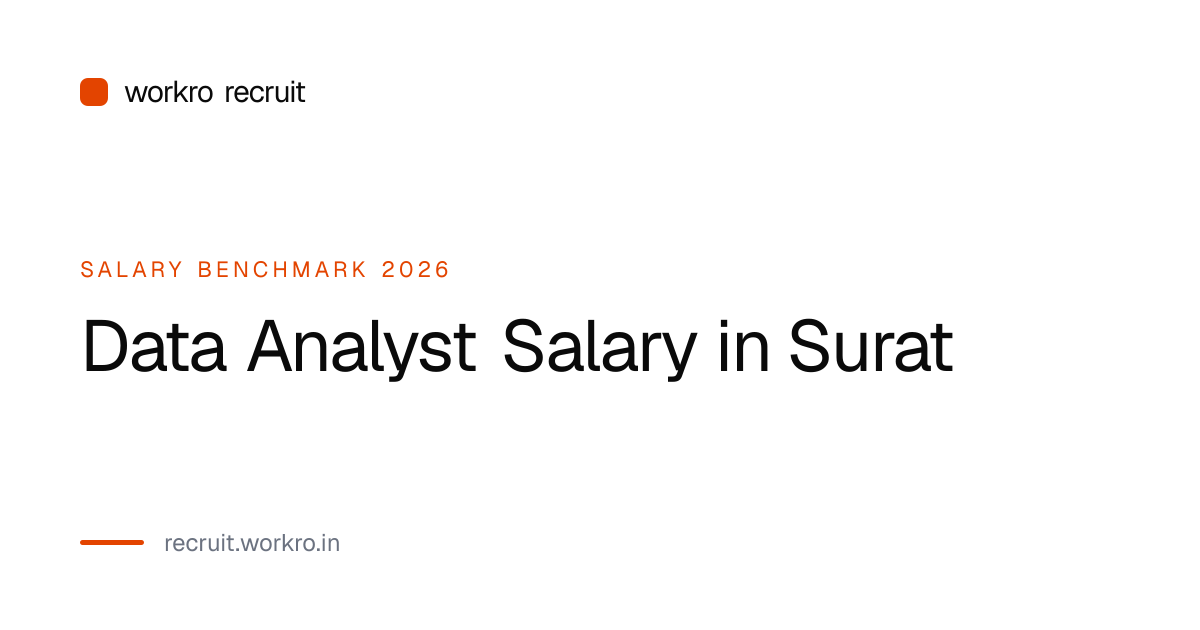 Data Analyst Salary in Surat India 2026 | workro