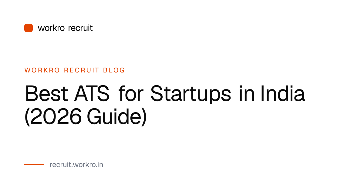Best ATS for Startups in India 2026: A Practical Guide | workro