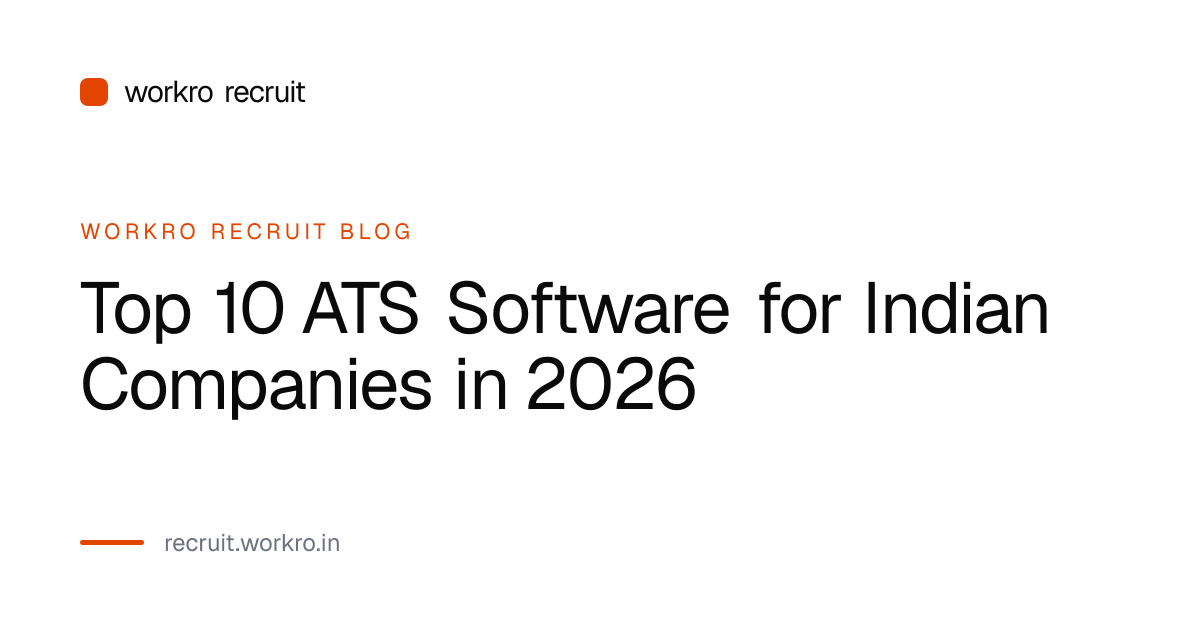 Top 10 ATS Software for Indian Companies in 2026 | workro Blog